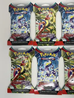 Pokemon TCG: Scarlet & Violet Base Set Sleeved Booster Packs - Lot of 10x?? - Image 4