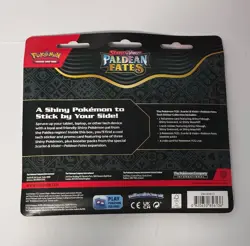 Pokemon TCG Paldean Fates Fidough Blister With 3 Booster Packs Brand New - Image 2