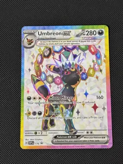 Pokemon TCG Umbreon ex 176 Prismatic Evolution Black Star Promo NM - Image 1