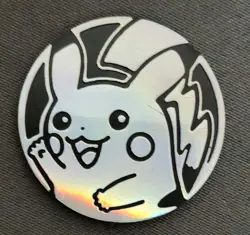 Pokemon TCG Pikachu Plastic Coin 3cm Collectible Promo Token - Image 1