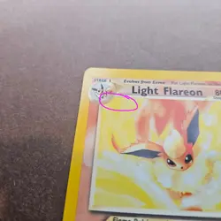 Light Flareon 46/105 Pokemon Neo Destiny Regular Card - LP - Image 2
