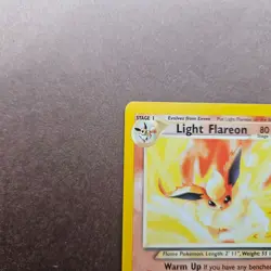 Light Flareon 46/105 Pokemon Neo Destiny Regular Card - LP - Image 3