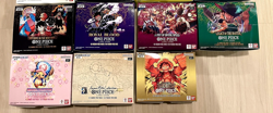 One Piece Card English Booster Box 7 EMPTY BOXES LOT - Image 1