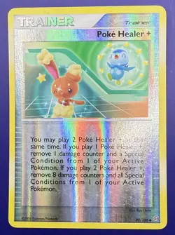 ⚡Poke Healer Diamond and Pearl Stormfront Rev Holo 90/100 Pokemon Card MP 2008 - Image 1