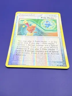 ⚡Poke Healer Diamond and Pearl Stormfront Rev Holo 90/100 Pokemon Card MP 2008 - Image 2