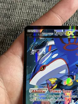 Pokemon TCG Team Aqua's Kyogre-EX Double Crisis Holo Card 6/34 NM - Image 3