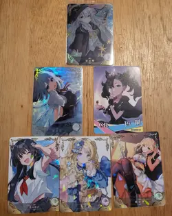 Mystery Packs: Goddess Story 6 Card Lot Set Anime Waifu Trading Cards Grab Bag - Image 1