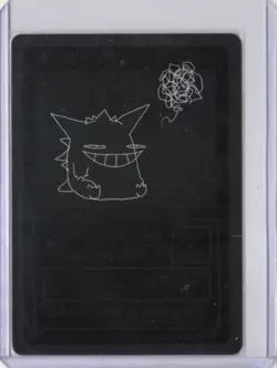 Wrenny Moo Custom Gengar Holo Card /50 Set 1 Pokemon Derpy Parody TCG - Image 1