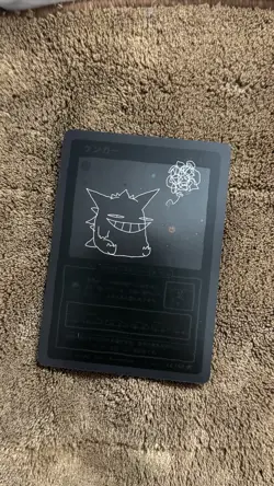 Wrenny Moo Custom Gengar Holo Card /50 Set 1 Pokemon Derpy Parody TCG - Image 2
