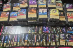Disney Lorcana TCG Mixed Bulk Lot Sets 1-10, 4000+ Cards, C/U/Rare/Super Rare - Image 1