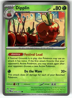 Dipplin (Master Ball Pattern) 010/131 SV: Prismatic Evolutions NM Pokemon Card T - Image 1