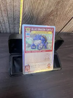 Maplestory iTCG Blue Dragon Turtle Holographic 20/60 2008 WOTC Trading Card - Image 2