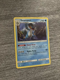 Swampert Evolution Line Set - Mudkip, Marshtomp, Swampert - NM Pokemon Cards - Image 1