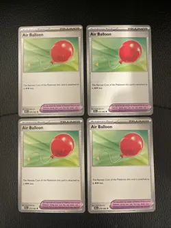 4x Air Balloon (Playset) 079/086 - NM Condition - Non-Foil Pokemon Cards - Image 1