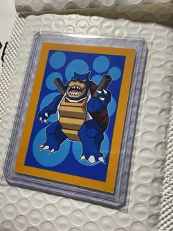 Pokemon Custom Parody Cards Blastoise By Mendiolla_ Limited Print Run AP - Image 1