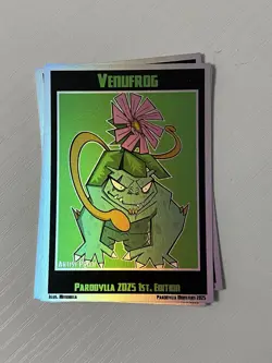 Pokemon Custom Parody Cards Venusaur Art Holo By Mendiolla_ AP 2 Available - Image 1
