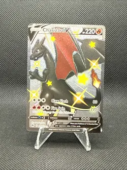 Pokemon TCG Charizard v Champions Path Shiny Holo Card 079/073 - Image 1