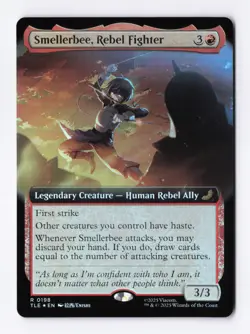 Smellerbee, Rebel Fighter Extended Foil MTG Avatar Last Airbender Eternal-Legal - Image 1