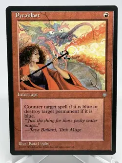 MTG Pyroblast - Ice Age - NM - UNPLAYED - Image 1