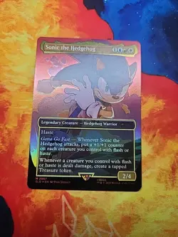 Sonic the Hedgehog (Rainbow Foil) - Secret Lair Drop - NM - Image 1