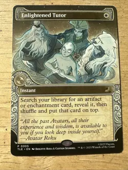 Enlightened Tutor Avatar the Last Airbender NM Magic The Gathering MTG - Image 1