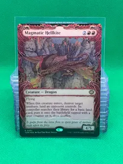 MTG Magmatic Hellkite (Foil, Showcase) [Tarkir: Dragonstorm] - Image 1