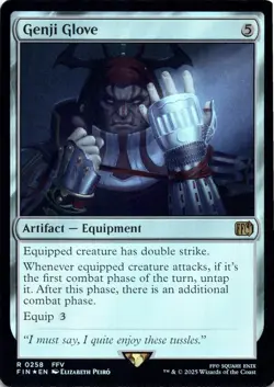Genji Glove FOIL Final Fantasy Magic MTG NM - Image 1