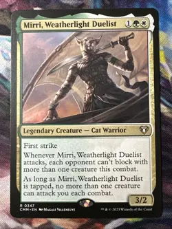 Mirri, Weatherlight Duelist - CMM #347 Rare, NM, MTG - Image 1