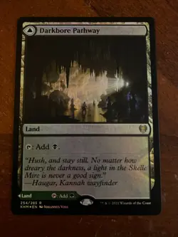 MTG Darkbore & Slitherbore Pathway Foil Kaldheim NM - Image 2