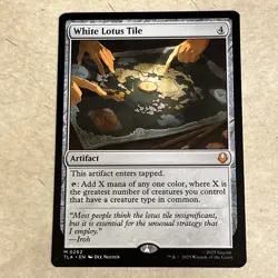 MTG White Lotus Tile, NM-Mint, English Avatar: The Last Airbender - Image 1