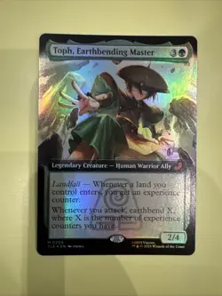 Toph Earthbending Master (Extended Art Foil) Avatar Last Airbender TLE (209) Mtg - Image 1