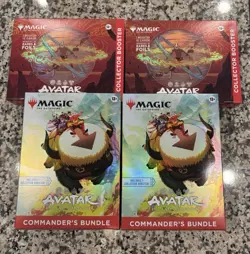 Magic The Gathering Lot Of 4 -Avatar The Last Airbender Commander Bundle Sealed - Image 1