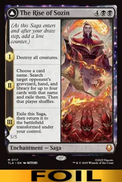 1x - The Rise of Sozin - FOIL 117 (Saga) - Avatar: The Last Airbender - NM MTG - Image 1