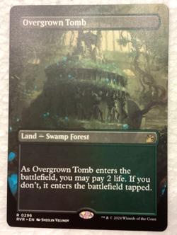 ?? MTG: Overgrown Tomb (Borderless) Ravnica Remastered Regular - Image 1