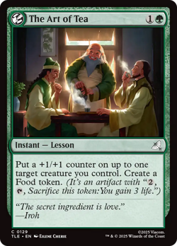 The Art of Tea #129 Near Mint Avatar: The Last Airbender Eternal TLE Magic MTG - Image 1