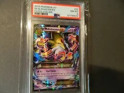 M Alakazam EX 26/124 - Ultra Rare - Pokemon Fates Collide - PSA 8 NM/M - Mega - Image 1