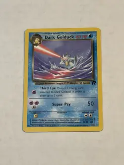 VTG Pokemon TCG Dark Golduck 37/82 Team Rocket Non-Holo Unlimited WOTC 2000 - Image 3