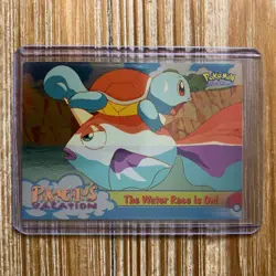 The Water Race Is On! 47 Holo Topps Pokemon Movie Pikachu's Vacation NM-Mint - Image 1