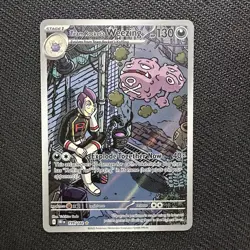 Pokemon TCG Team Rockets Weezing 199/182 SV10: Destined Rivals IR Near Mint - Image 1