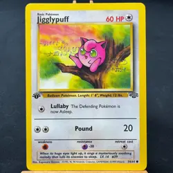 Jigglypuff - 54/64 - Jungle Set - 1st Edition - Common - Pokemon - WOTC - NM - Image 1