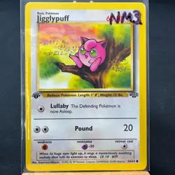 Jigglypuff - 54/64 - Jungle Set - 1st Edition - Common - Pokemon - WOTC - NM - Image 3