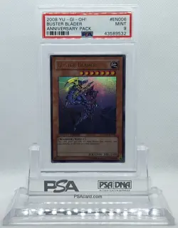 YUGIOH YAP1-EN006 BUSTER BLADER ULTRA RARE HOLO FOIL PSA 9 MINT #43589532 - Image 1
