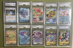 Lot Of 10 - Pokemon Graded Cards JAPANESE - Image 1