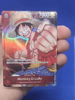 One Piece Premium Card Collection Bandai Games Fest 23-24 Monkey D Luffy P-001 - Image 2