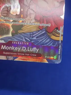 One Piece Premium Card Collection Bandai Games Fest 23-24 Monkey D Luffy P-001 - Image 5