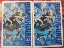 Larvitar + Pupitar 3+6 of Clubs 2012 Black Kyurem 2 Poker Playing Card NM - Image 2