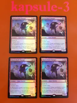 4x Shatterskull Charger | FOIL | Zendikar Rising | MTG Magic Cards - Image 1