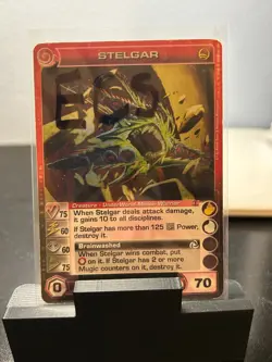 CHAOTIC RARE STELGAR CARD MAX ENERGY COURAGE SPEED (3-MAX STATS) - Image 1