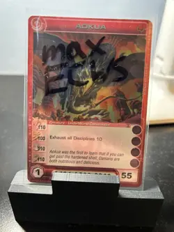 CHAOTIC RARE AOKUA MAX ECWS (4-MAX STATS) CARD - HP - Image 1