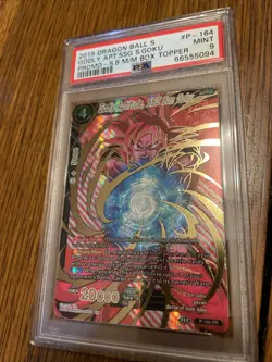 Godly Aptitude SSG Son Goku P-164 PR Promo PSA 9 Dragon Ball Card - Image 1